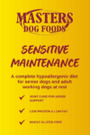A photo of a bag of Masters Sensitive Maintenance