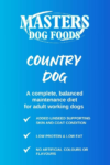 A photo of a bag of Masters Country Dog